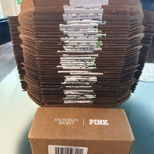 50 Small Empty Boxes From Victoria Secret 8” X 3”
